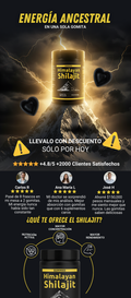 Shilajit Vital Gummies - Energía Ancestral en Cada Bocado